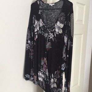 Maurices flowered blouse